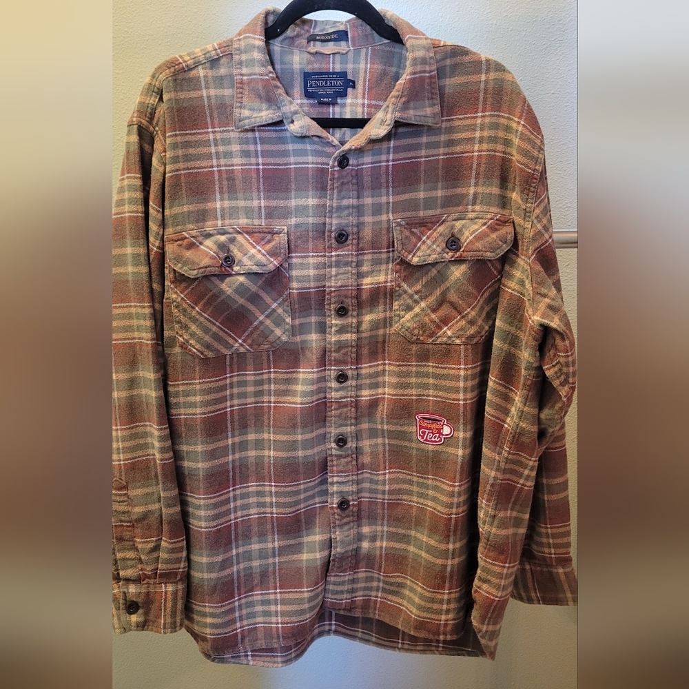 Pendleton Men's Multicolor Plaid Burnside Flannel